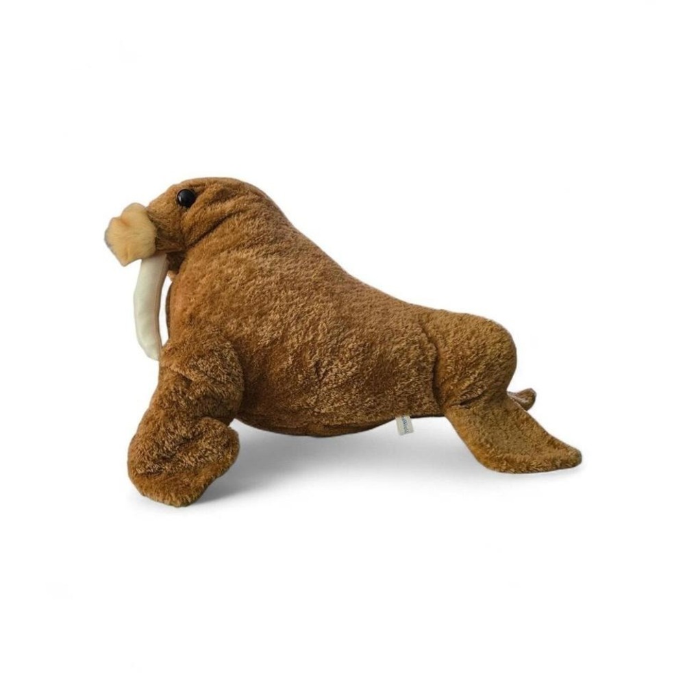 SeaWorld Walrus Plush Stuffed Animal Brown Marine Life Souvenir 17 Inch